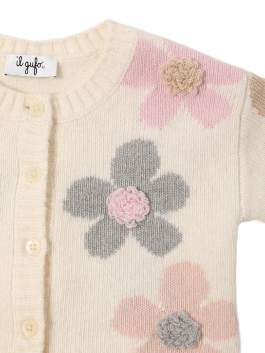 Luisaviaroma Cardigan In Maglia Di Lana Jacquard