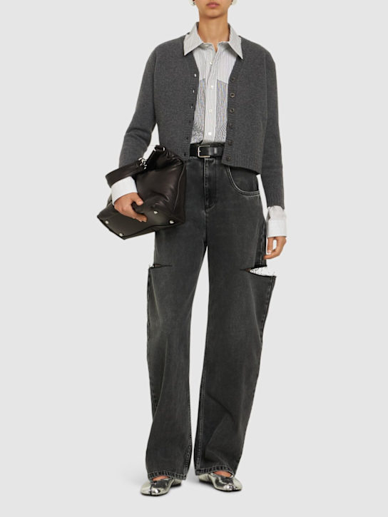 Luisaviaroma Cardigan In Maglia Di Lana Washed