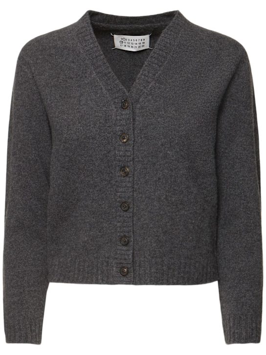 Luisaviaroma Cardigan in maglia di lana washed