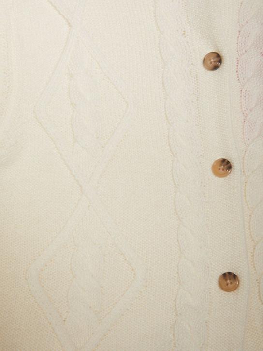 Luisaviaroma Cardigan In Maglia Di Misto Lana