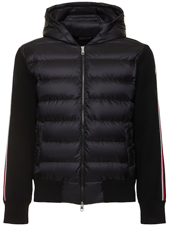 Luisaviaroma Cardigan in nylon e lana imbottito