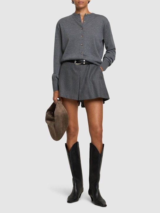 Luisaviaroma Cardigan Jackie In Misto Lana