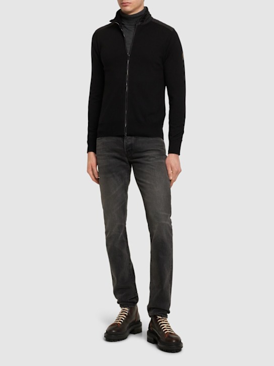 Luisaviaroma Cardigan Kelpby In Lana Con Zip