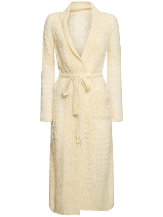Luisaviaroma Cardigan lungo in misto mohair