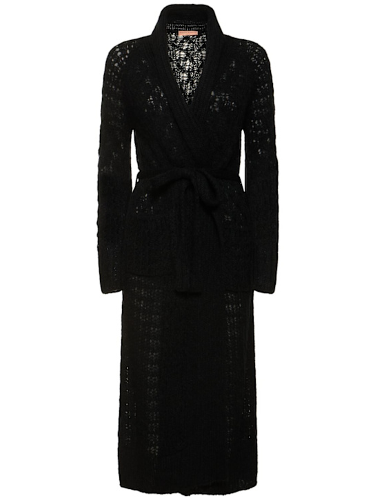 Luisaviaroma Cardigan lungo in misto mohair