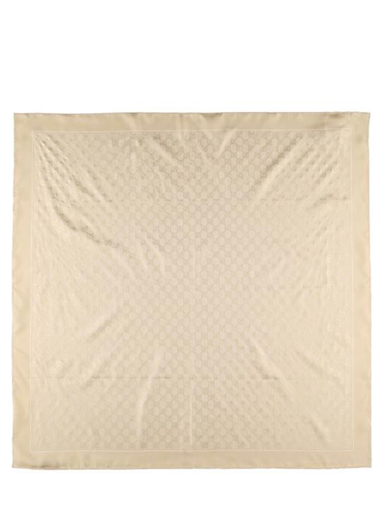 Luisaviaroma Carré foulard GG in seta