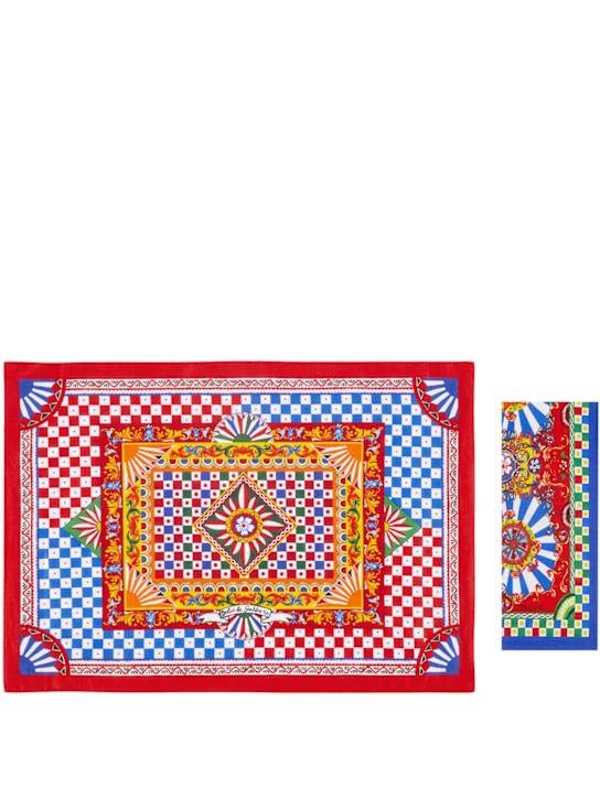 Luisaviaroma Carretto placemat & napkin set