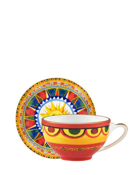 Luisaviaroma Carretto Sicilian espresso cup & saucer