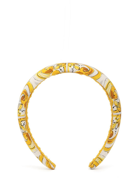 Luisaviaroma Cerchietto In Cotone Stampa Maiolica