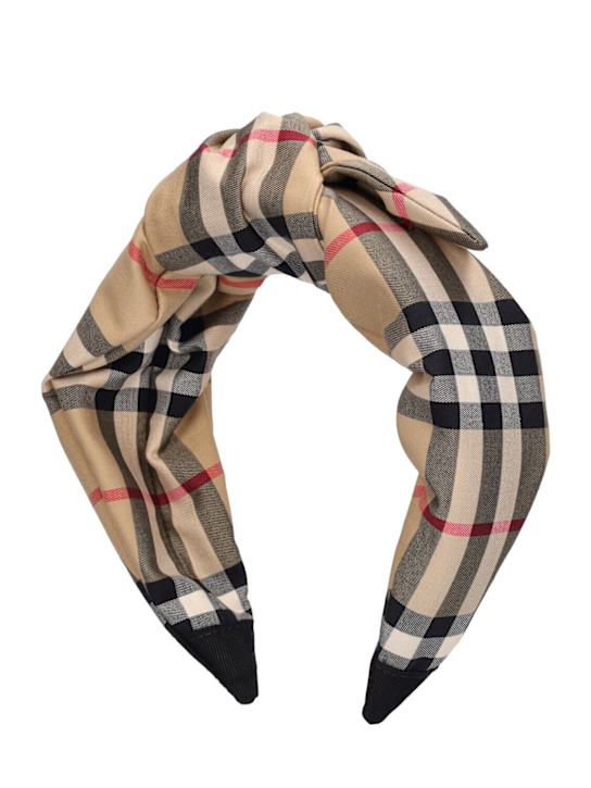 Luisaviaroma Cerchietto In Misto Cotone Check
