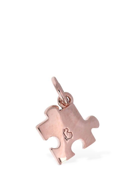 Luisaviaroma Charm Puzzle In Oro Rosa 9kt Smaltato