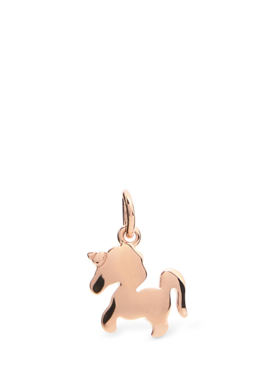 Luisaviaroma Charm Unicorn in oro rosa 9kt