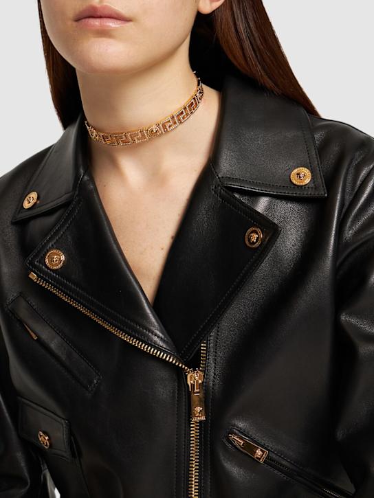 Luisaviaroma Choker Con Medusa E Motivo Greco