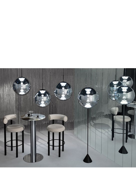 Luisaviaroma Chrome Globe Pendant 50cm