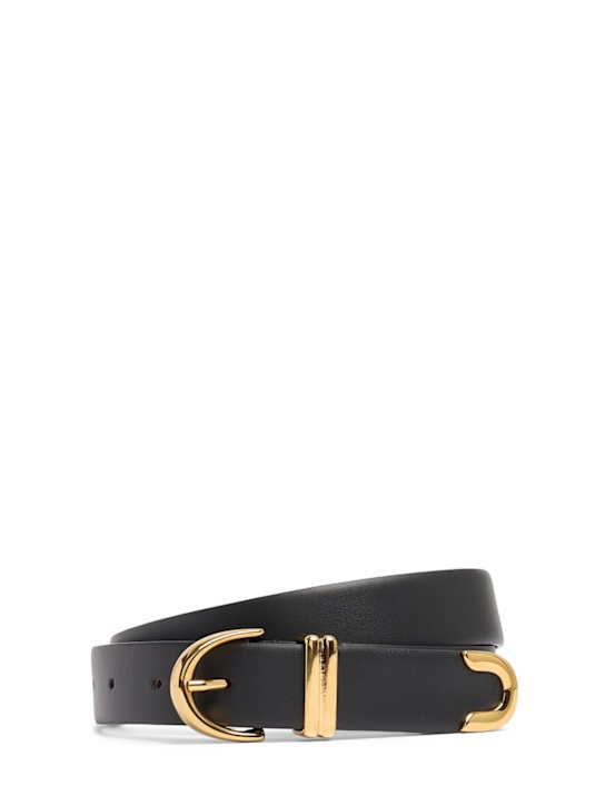 Luisaviaroma Cintura Bambi Skinny in pelle liscia