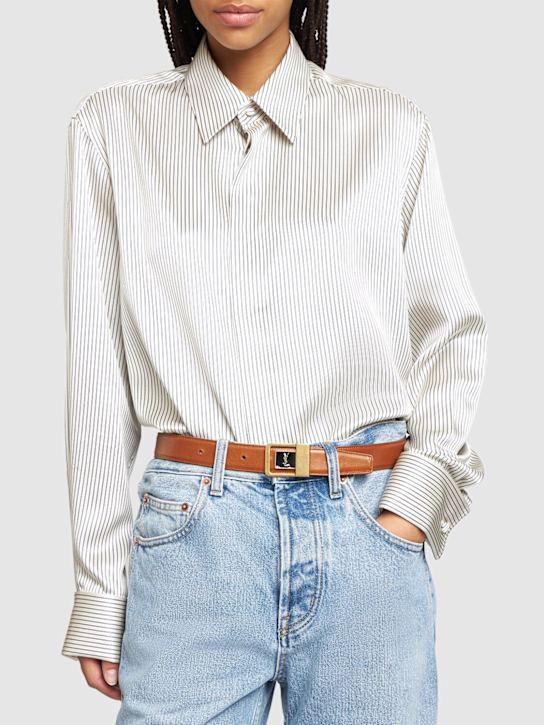 Luisaviaroma Cintura Boucle La 66 In Pelle 30mm