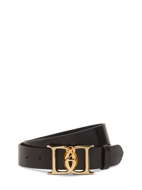 Luisaviaroma Cintura Double D in pelle con fibbia