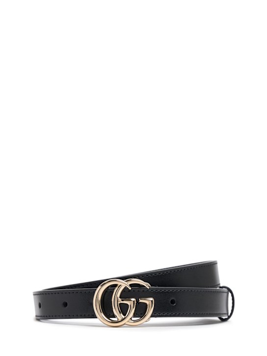 Luisaviaroma Cintura GG Marmont in pelle 20mm