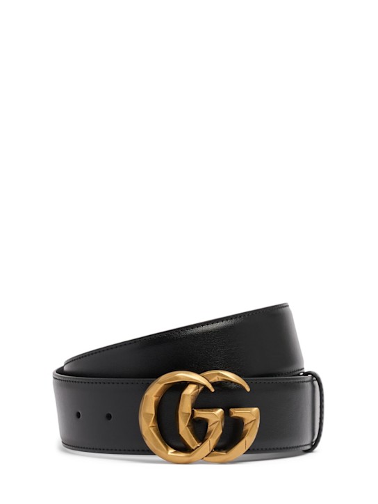 Luisaviaroma Cintura GG Marmont in pelle 4cm