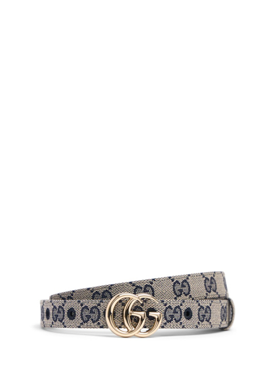 Luisaviaroma Cintura GG Marmont in tela 2cm