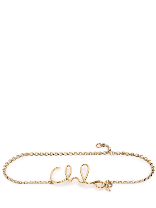 Luisaviaroma Cintura Iconic Chloé metallizzata