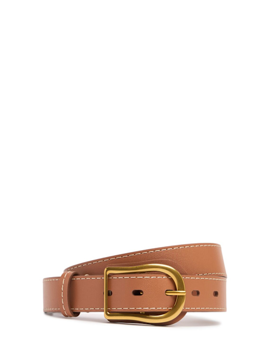 Luisaviaroma Cintura in pelle con fibbia 30mm