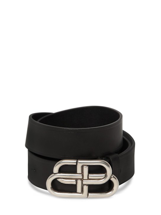 Luisaviaroma Cintura in pelle con fibbia BB 3.5cm