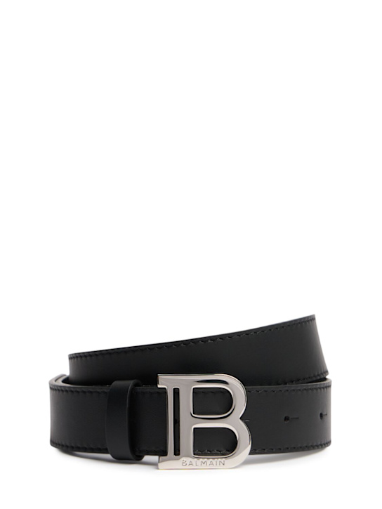 Luisaviaroma Cintura in pelle con logo