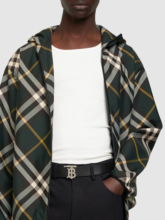 Luisaviaroma Cintura In Pelle Con Logo TB 35mm