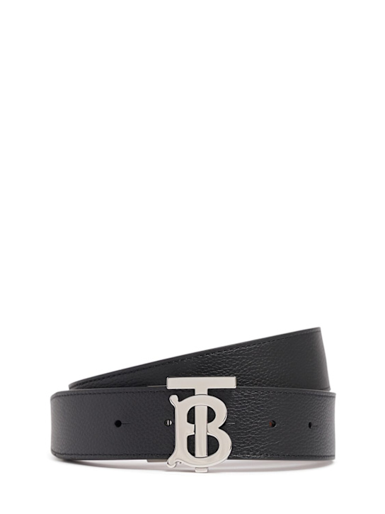 Luisaviaroma Cintura in pelle con logo TB 35mm