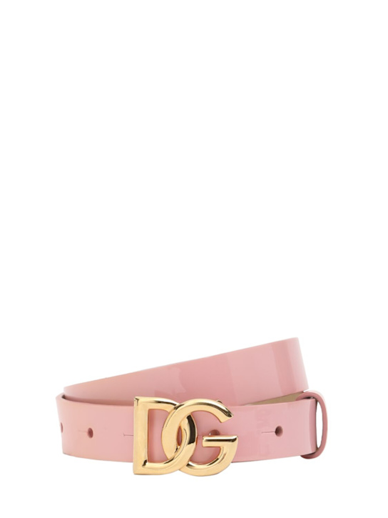 Luisaviaroma Cintura in vernice con logo