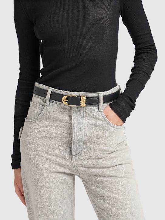 Luisaviaroma Cintura Intreccio Loop In Pelle 2.5cm