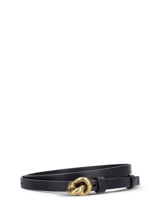 Luisaviaroma Cintura Knot in pelle 1.2cm