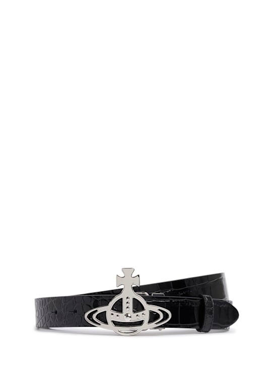 Luisaviaroma Cintura Orb in pelle con fibbia 5cm