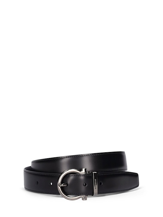 Luisaviaroma Cintura reversibile in pelle 3cm
