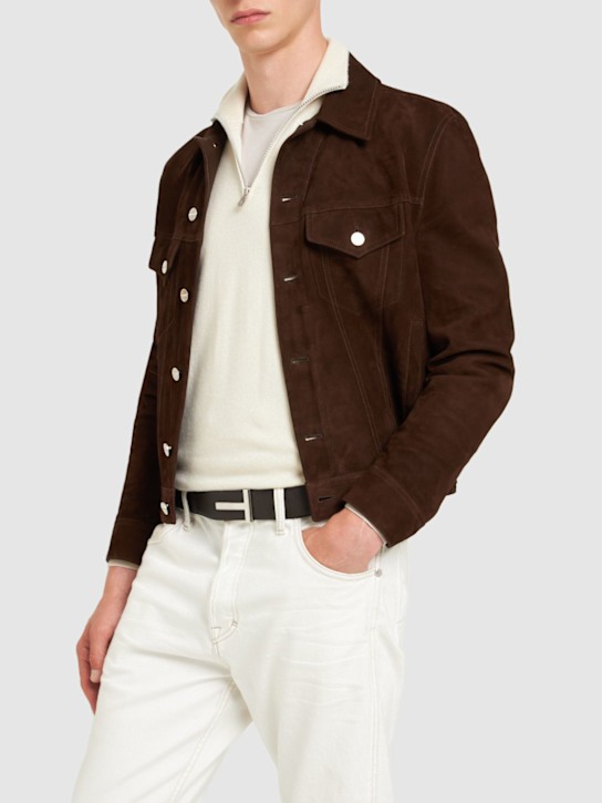 Luisaviaroma Cintura Reversibile T In Pelle 4cm