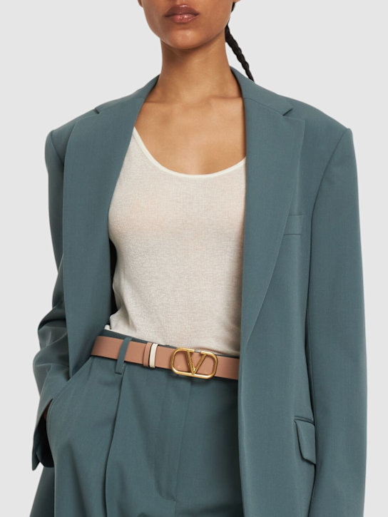Luisaviaroma Cintura Reversibile Vlogo 30mm