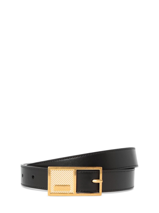Luisaviaroma Cintura Signature in pelle 25mm