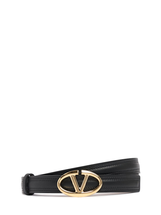 Luisaviaroma Cintura Vlogo in pelle 20mm