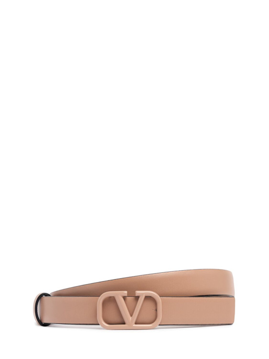 Luisaviaroma Cintura Vlogo in pelle 2cm