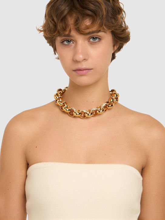 Luisaviaroma Collana A Catena Con Cristalli