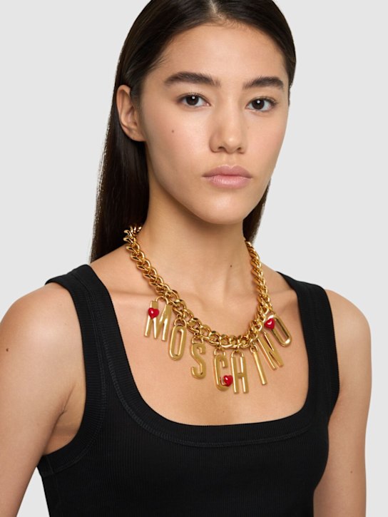 Luisaviaroma Collana Con Lettering Logo