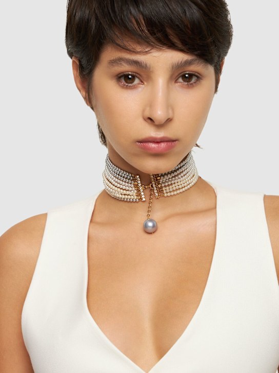 Luisaviaroma Collana Con Perle