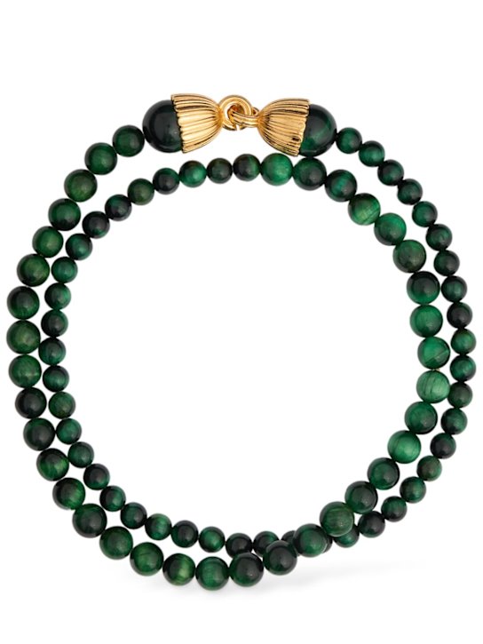 Luisaviaroma Collana con perline di malachite