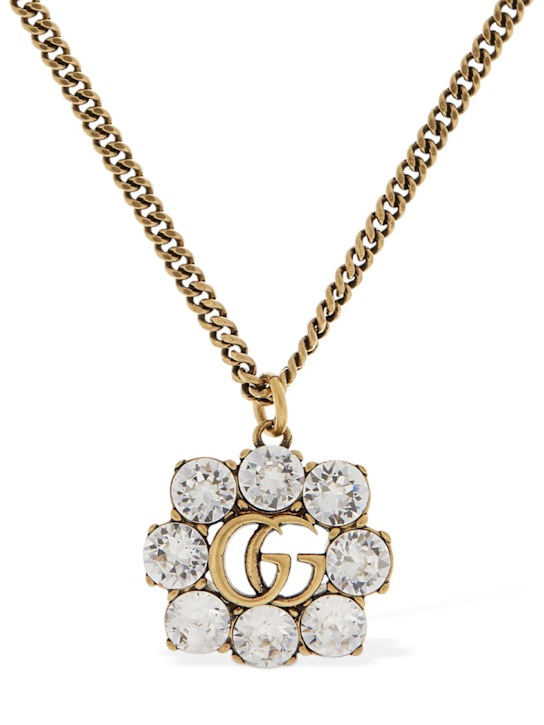 Luisaviaroma Collana GG Marmont con cristalli