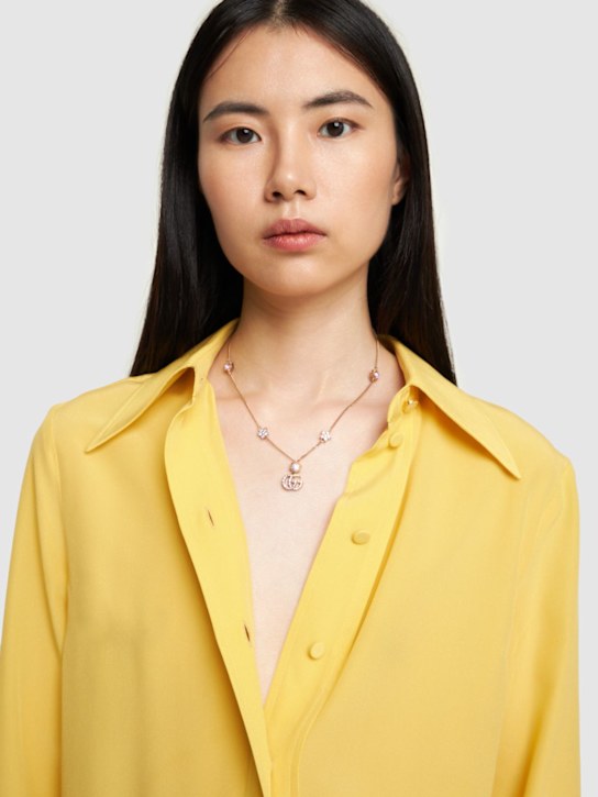 Luisaviaroma Collana GG Marmont In Ottone