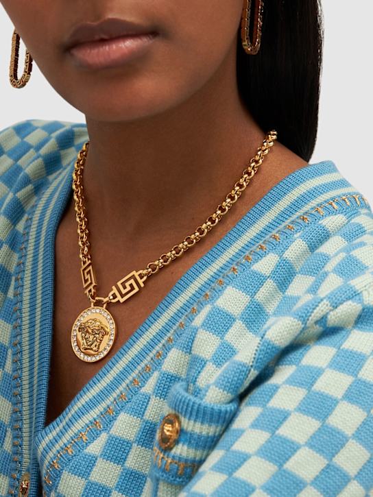 Luisaviaroma Collana Icon Medusa Con Cristalli