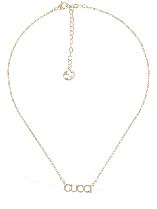 Luisaviaroma Collana in ottone con cristalli