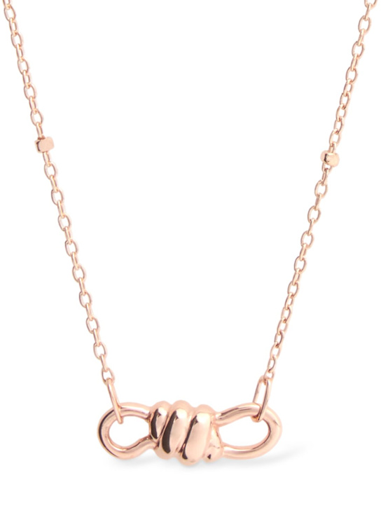 Luisaviaroma Collana Nod in oro rosa 9kt