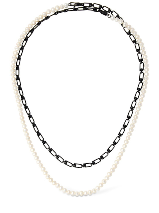 Luisaviaroma Collana Reine a catena con perle
